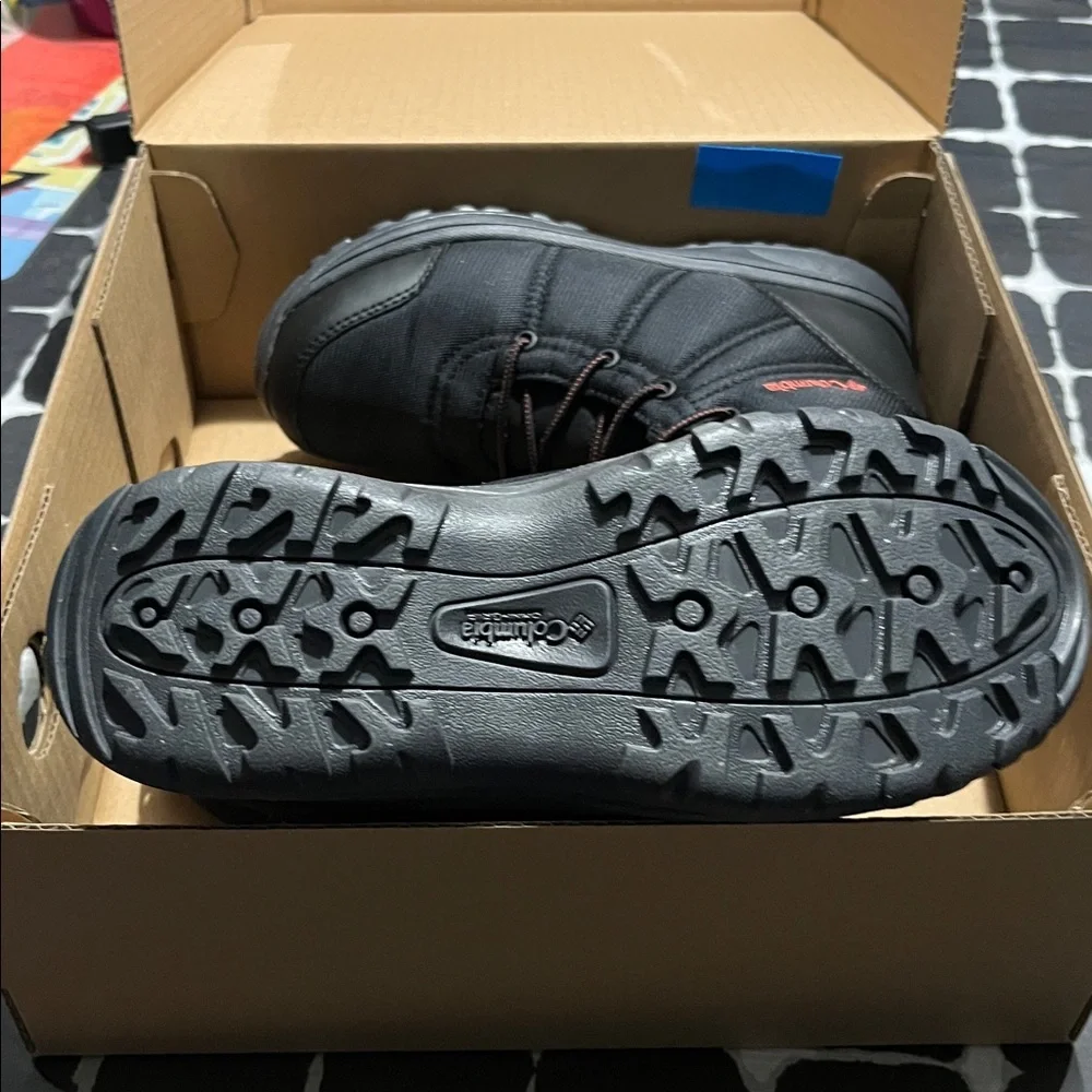 Columbia Kids Black and Gray Waterproof Winter Boot